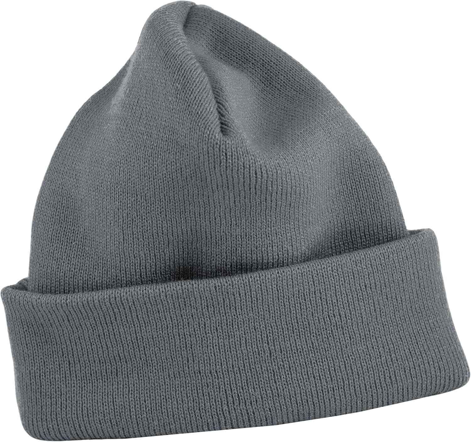 Grey Cuff Beanie